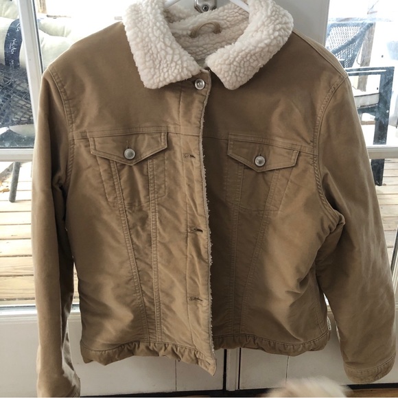 Eddie Bauer Sherpa lined jacket coat XL - Picture 3 of 12